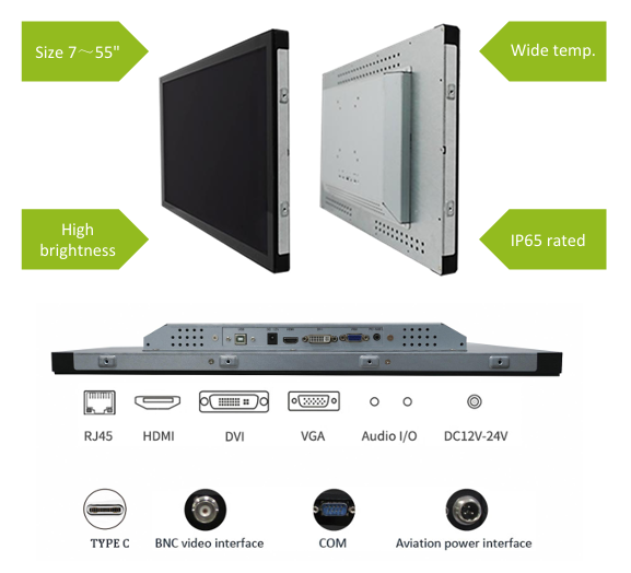 Monitor touch personalizzati