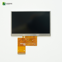 Display TFT da 4,3 pollici Display LCD IPS ad alta luminosità con risoluzione 800 * 480